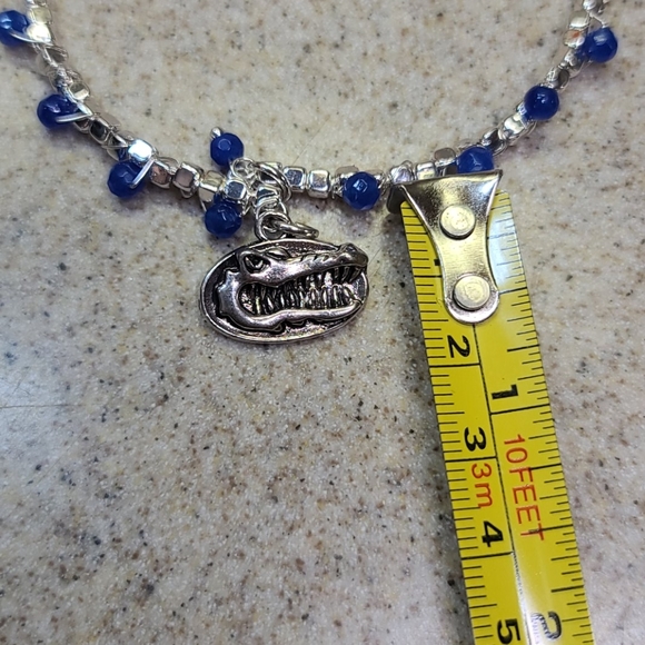 GATORS Bracelet Gators Silver/Blue. ADJUSTABLE - Picture 7 of 7